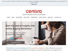 Tablet Screenshot of centiro.com