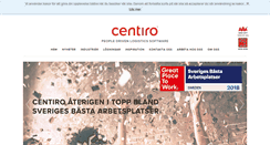 Desktop Screenshot of centiro.se