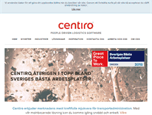 Tablet Screenshot of centiro.se